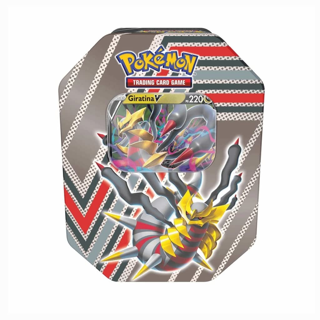 Lata Pokémon Potencial Oculto Com 25 Cartas Giratina Copag 210